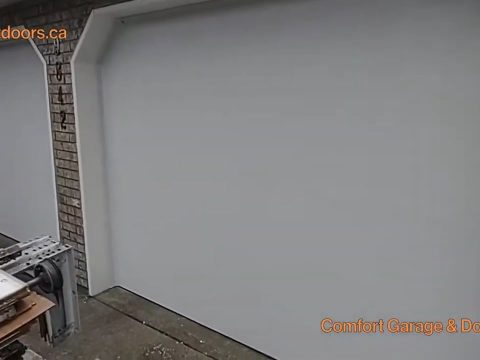 4 panel garage door with windows