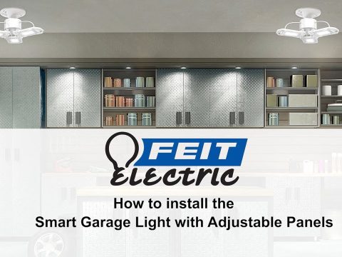 4 panel garage light