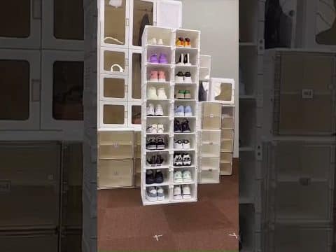 cajas almacenaje zapatos plastico