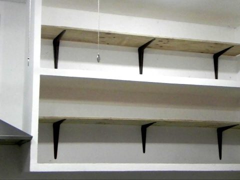 estanteria de pared con cajones